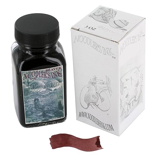 Noodlers Fountain Pen Ink - BEAVER (Brown)