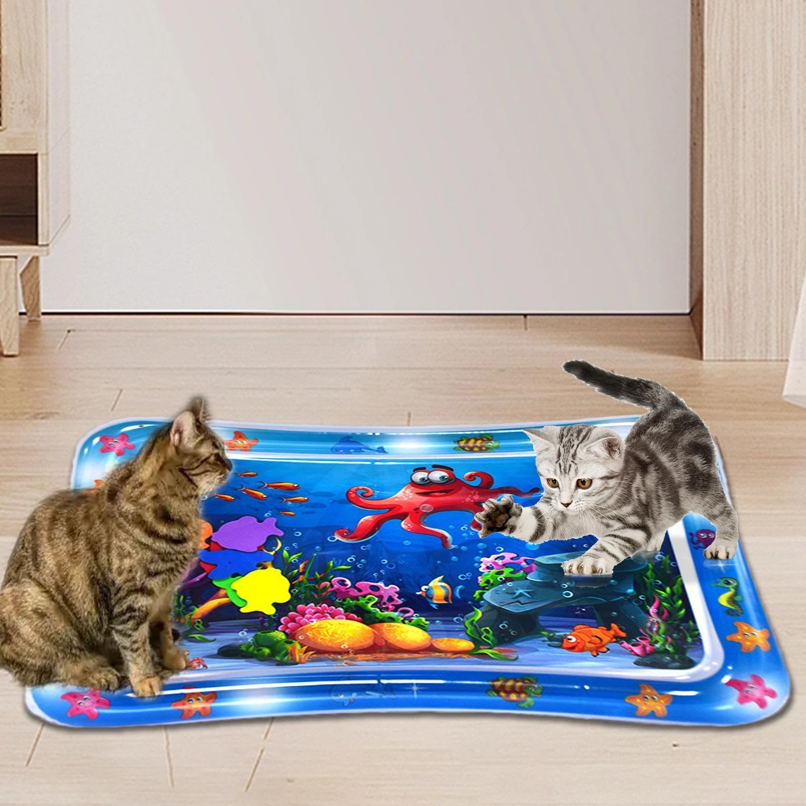 Tappetino Da Gioco Con Sensore 'acqua Per Gatti, Tappetino Sensoriale 'acqua Addensata, Tappetino Da Gioco Sensoriale 'acqua Per Animali Domestici Rinfrescante, Tappetino Da Gioco