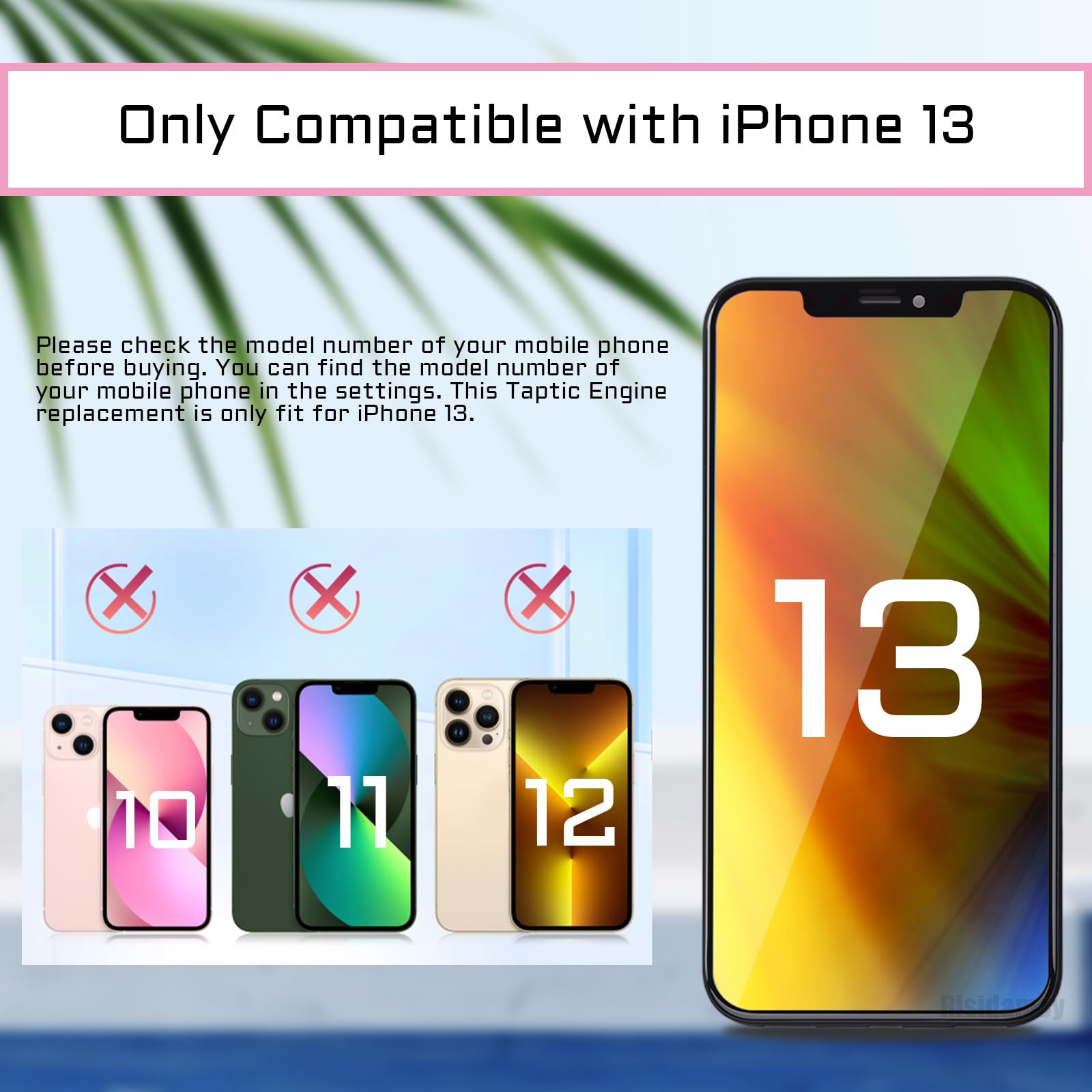 Amazon.com: Risidamoy for iPhone 13 Taptic Engine