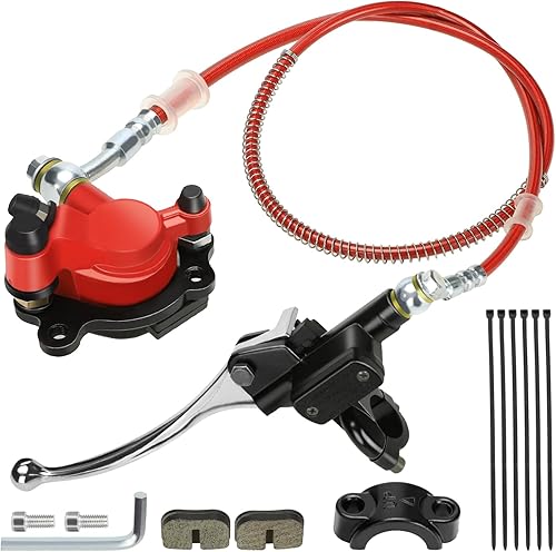 YOXUFA Kit de pinza de freno de disco hidráulico de mini bicicleta, repuesto para Baja Doodle Bug DB30 Blitz Dirt Bug Predator 79cc 97cc 2.8hp Mini