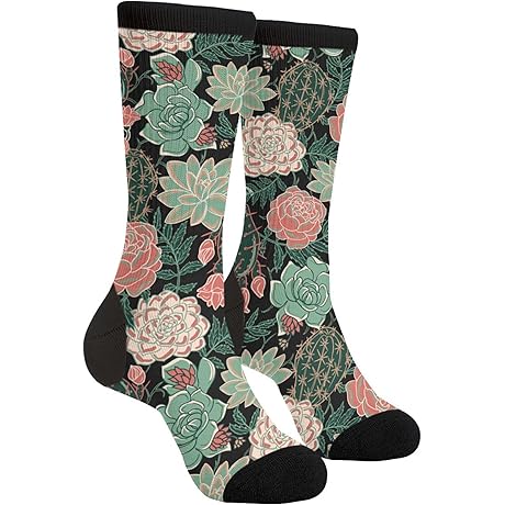 Succulent Socks: Nature's Grace on Your Feet