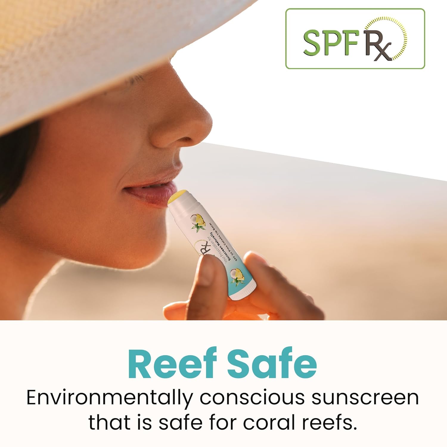 SPF Rx, SPF 30 Pina Colada Sunscreen Lip Balm Broad Spectrum Protection, Rapid Relief for Dry Chapped Lips, Superior Protection Against UVA & UVB Rays - 0.15 oz, (36 Pack)
