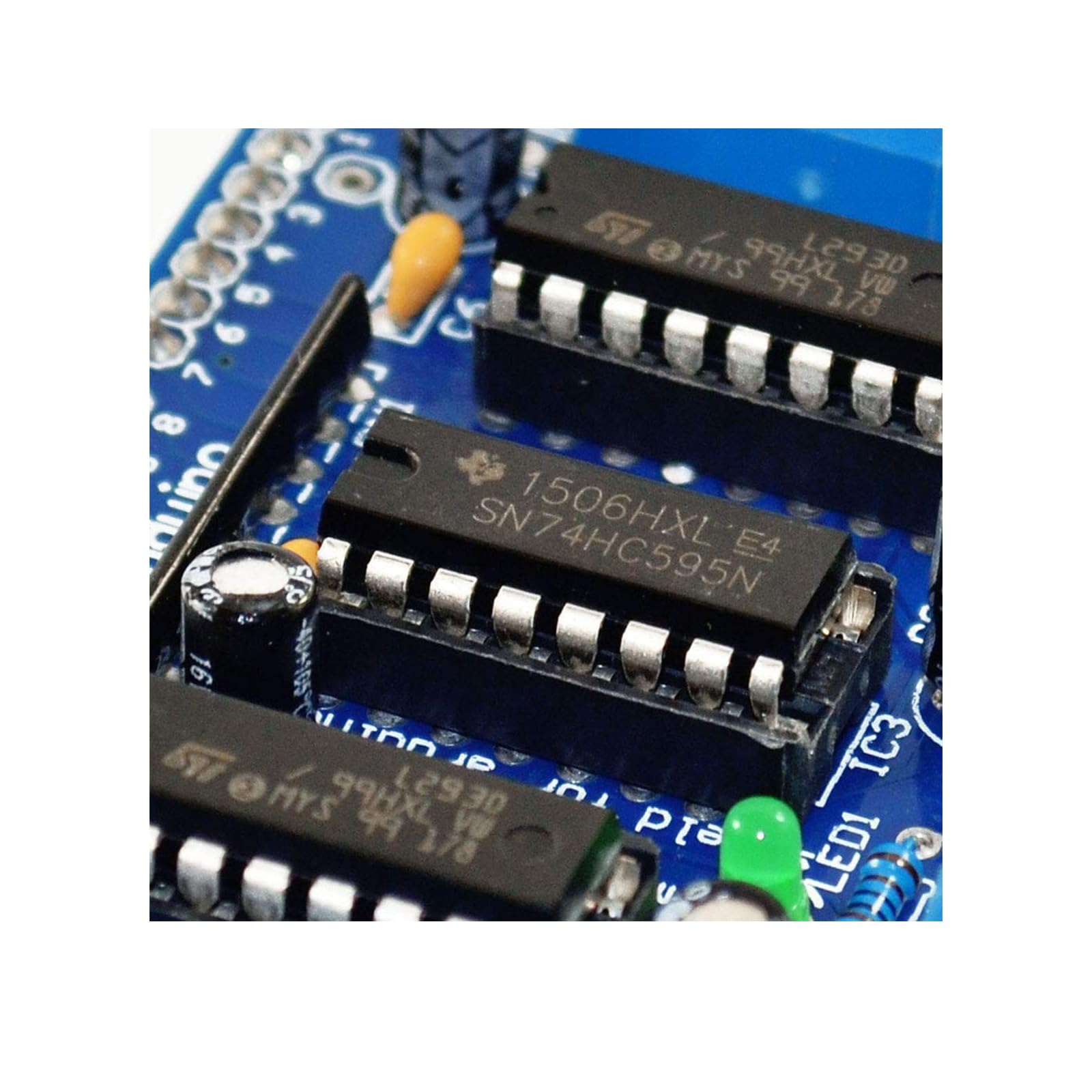 Set di 6 protezioni per driver motore CC L293D e scudi driver per motore passo-passo (schede di espansione), compatibili con Arduino Duemilanove e Raspberry Pi