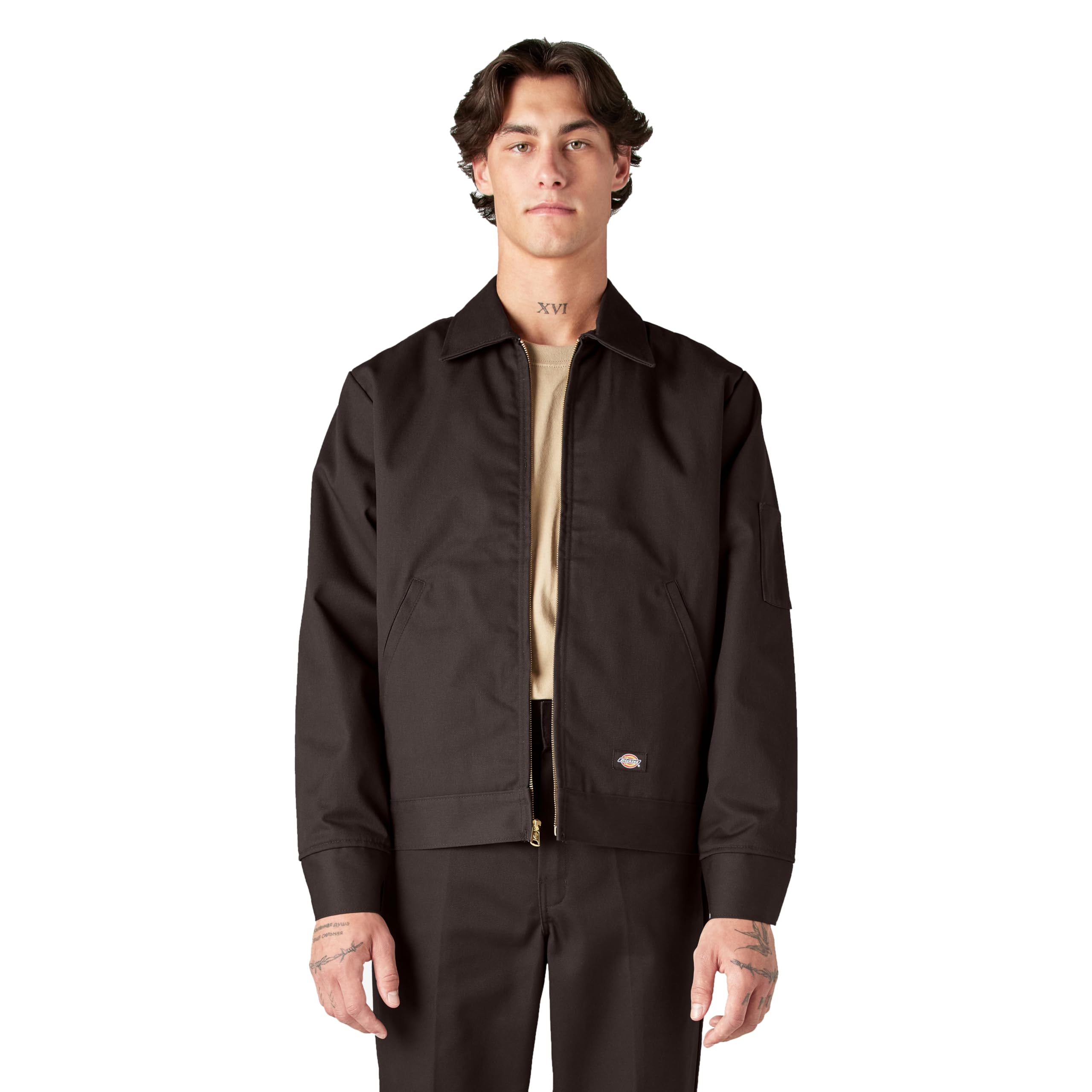 Dickies Men's Lnd Eisenhower Jk Jacket, Braun (Dark Brown DB), Xx-large (manufacturer Size: Xx-large)