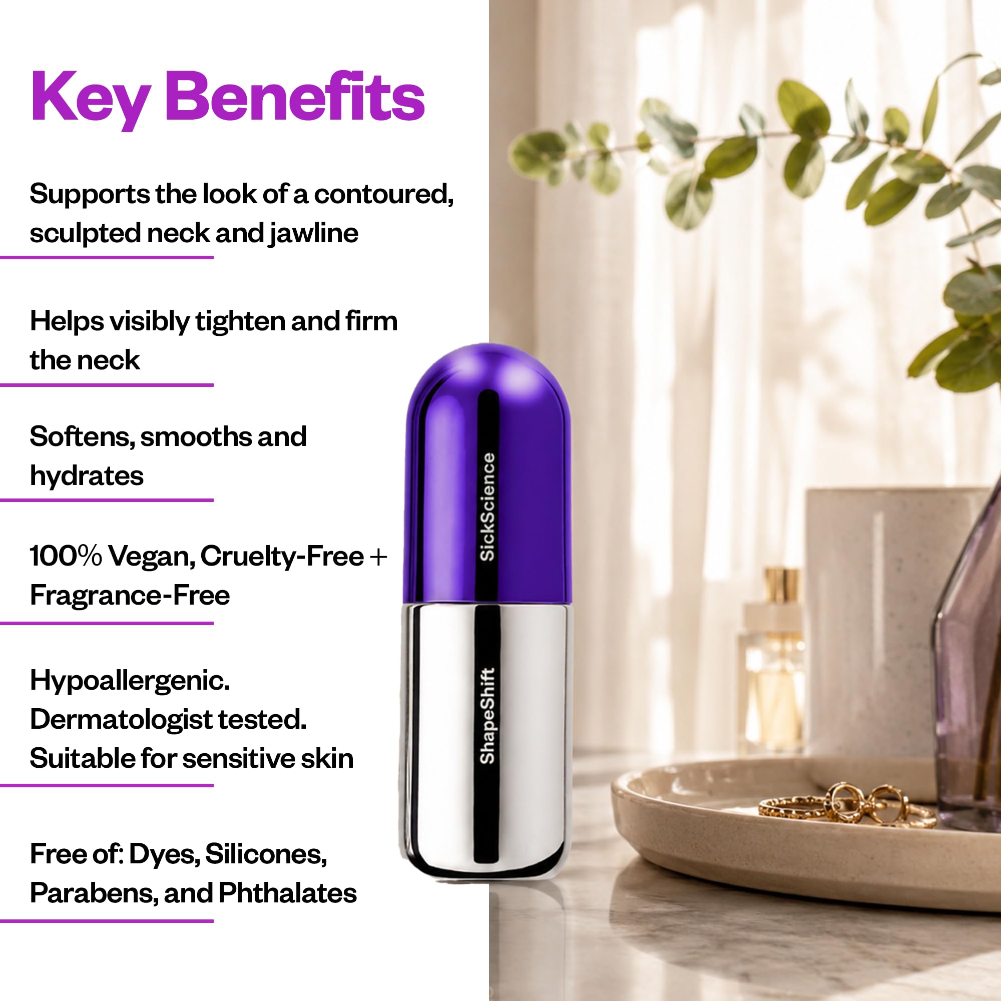 SickScience ShapeShift Exosome V-Line Jaw & Neck Firming Serum