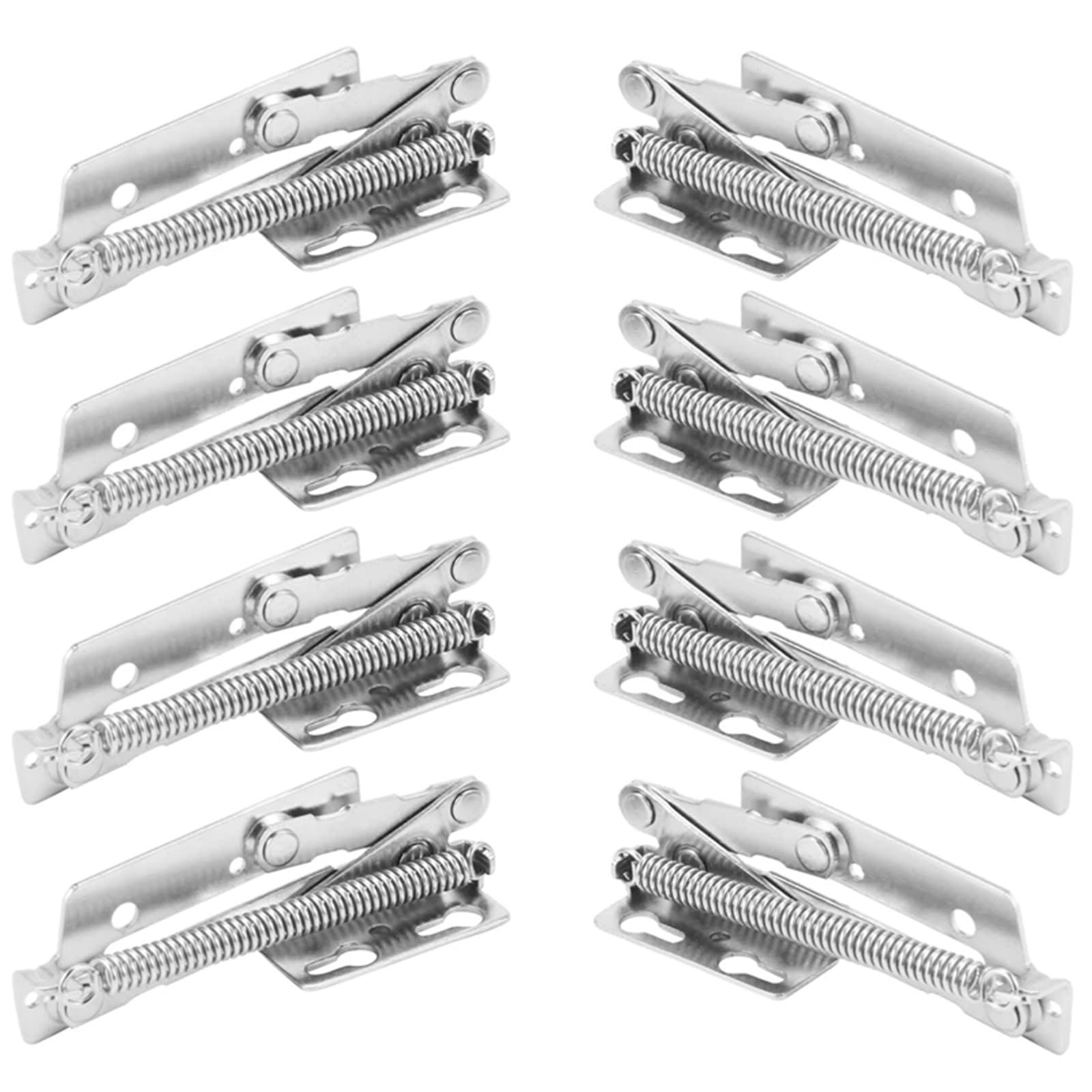 Cabinet Flap Stay Hinge 8X 80 Degree Sprung Hinges Cabinet Door Lift Up Stay Flap Top Support Cupboard Kitchen