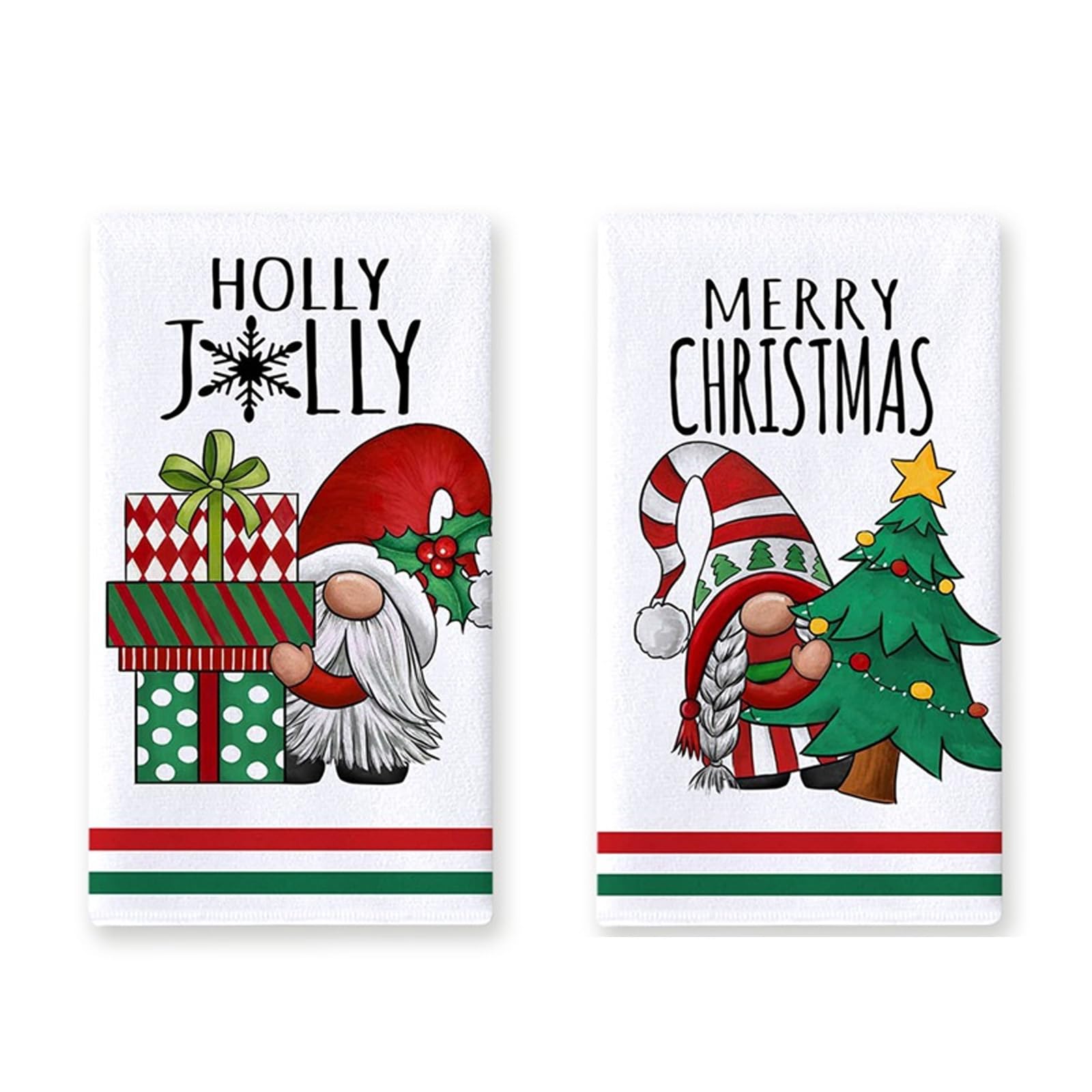 YROHGKPN Quick Drying Christmas Kitchen Towels Decorative Holiday Dishcloths for Cleaning and Drying Towel Christmas Kitchen & Decoration