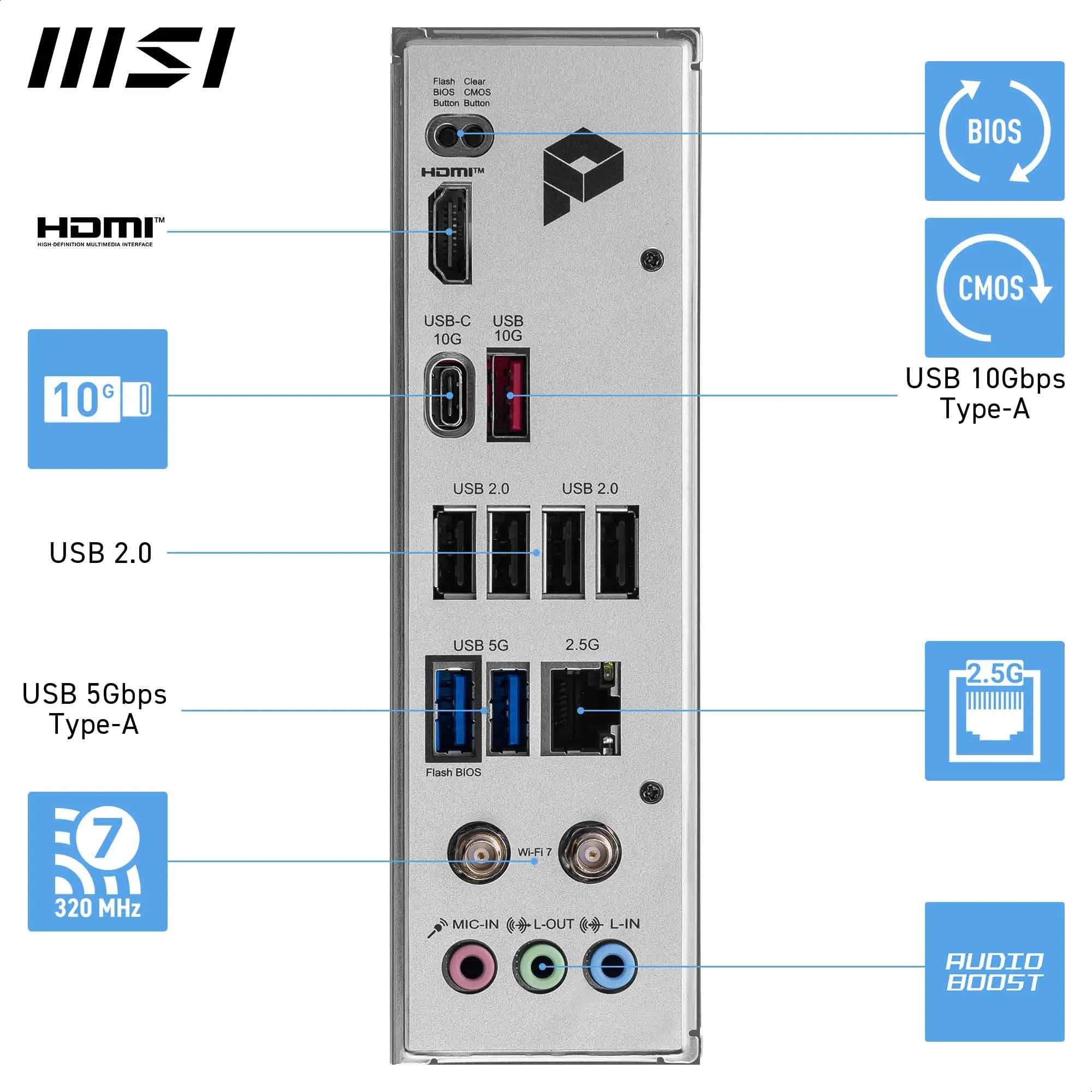 Amazon | MSI PRO B840-P WiFiマザーボード、ATX - AMD Ryzen 9000
