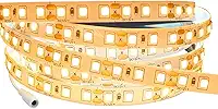 Fita Led 120led/m Ip20 12v 3528 Para Perfil 5 Metros Quente