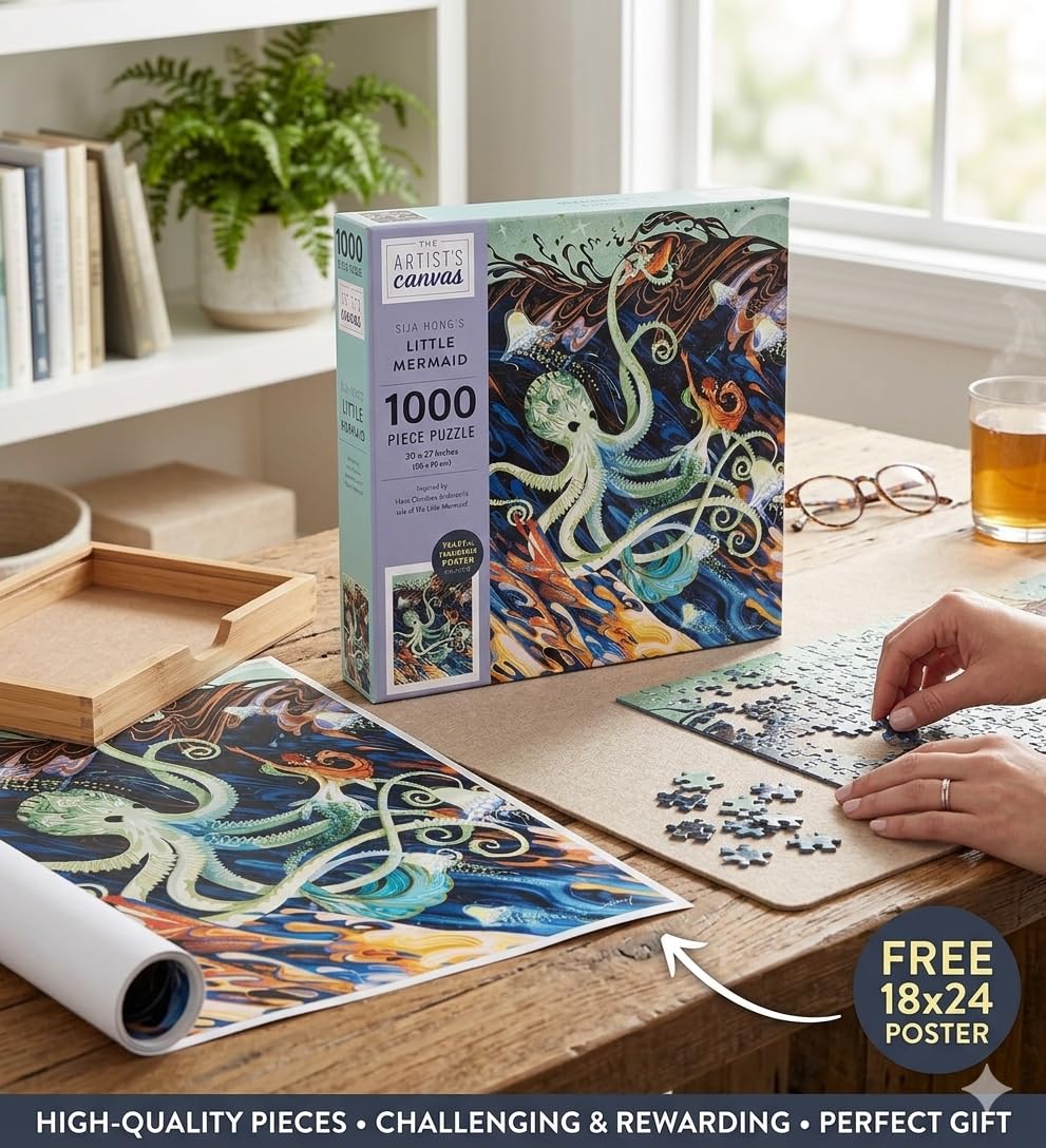 ヒサ絵特製トートとDVD（Songs of the Mermaid）2017.2 Amazon.com: 1000 Piece Jigsaw Puzzle for Kids & Adults - Little
