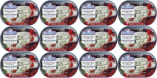 Rügen Fisch Herring & Mackerel Fillets Assorted Sauces 12-Pack - Premium German Omega-3 Rich Snacks