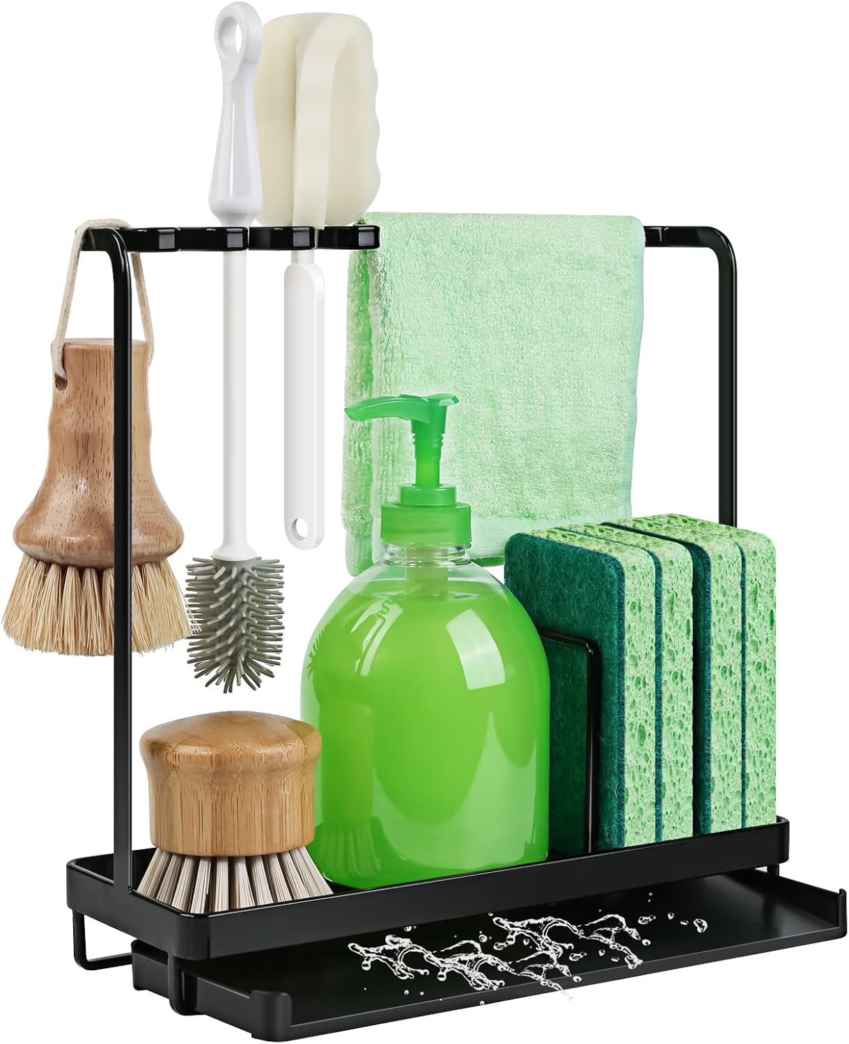 ideaglass Kitchen Sink Organization, Dish Cloth Holder