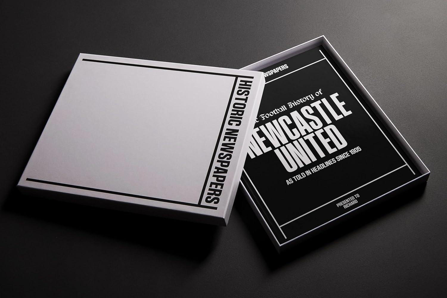 Soccer - UK Sporting History Told Through Archive Newspaper Coverage - Sporting Fan Gift - UK Football History - Add a Name Gold Embossed for Free -