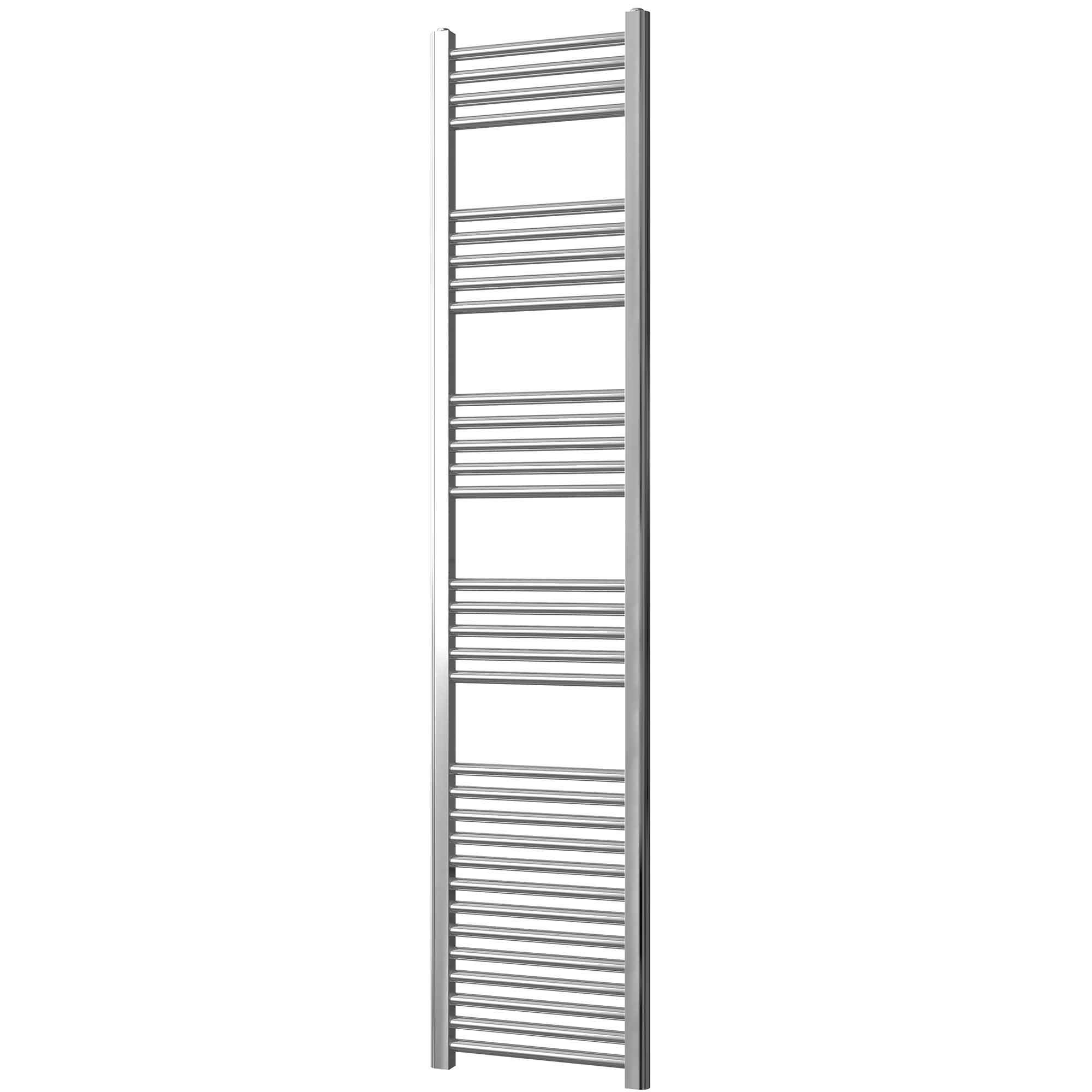 Greened House Chrome Heated Towel Rail 400mm W x 1800mm H