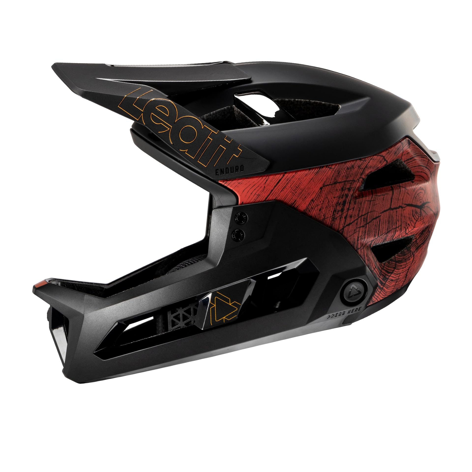 Leatt 1025104520, Casco MTB Hombre, Marrón, S