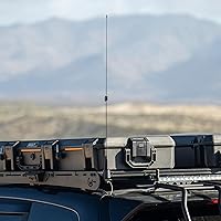 Vista 6 de Midland - MXTA26 MicroMobile 1.5 pulgadas de diámetro de base antena de látigo de ganancia 6DB con NMO Ideal para todoterrenos, overlanders