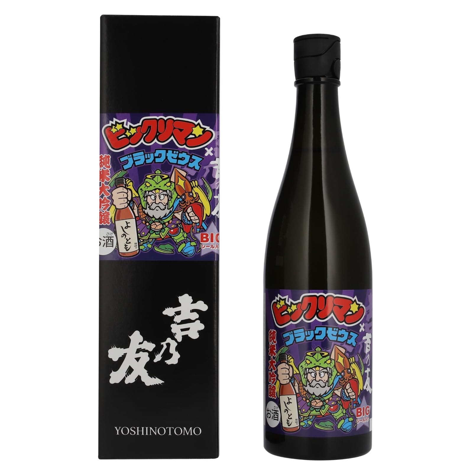 Amazon.co.jp: 吉乃友 × ビックリマン 純米大吟醸 720ml : 食品・飲料 