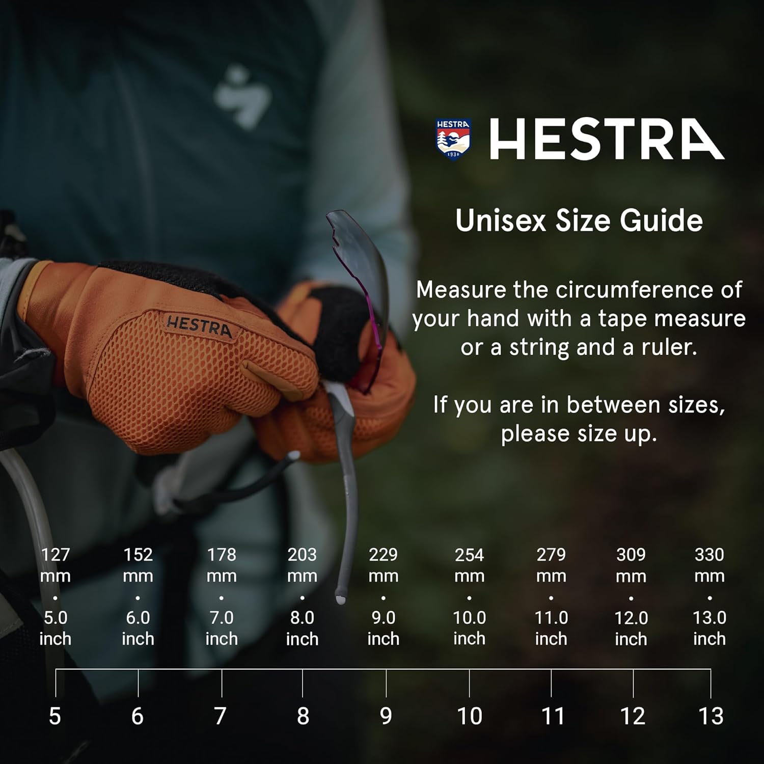 Hestra Unisex Ventair Long Full 5-Finger Glove for Cycling, Walking & Running Outdoors - Image 2