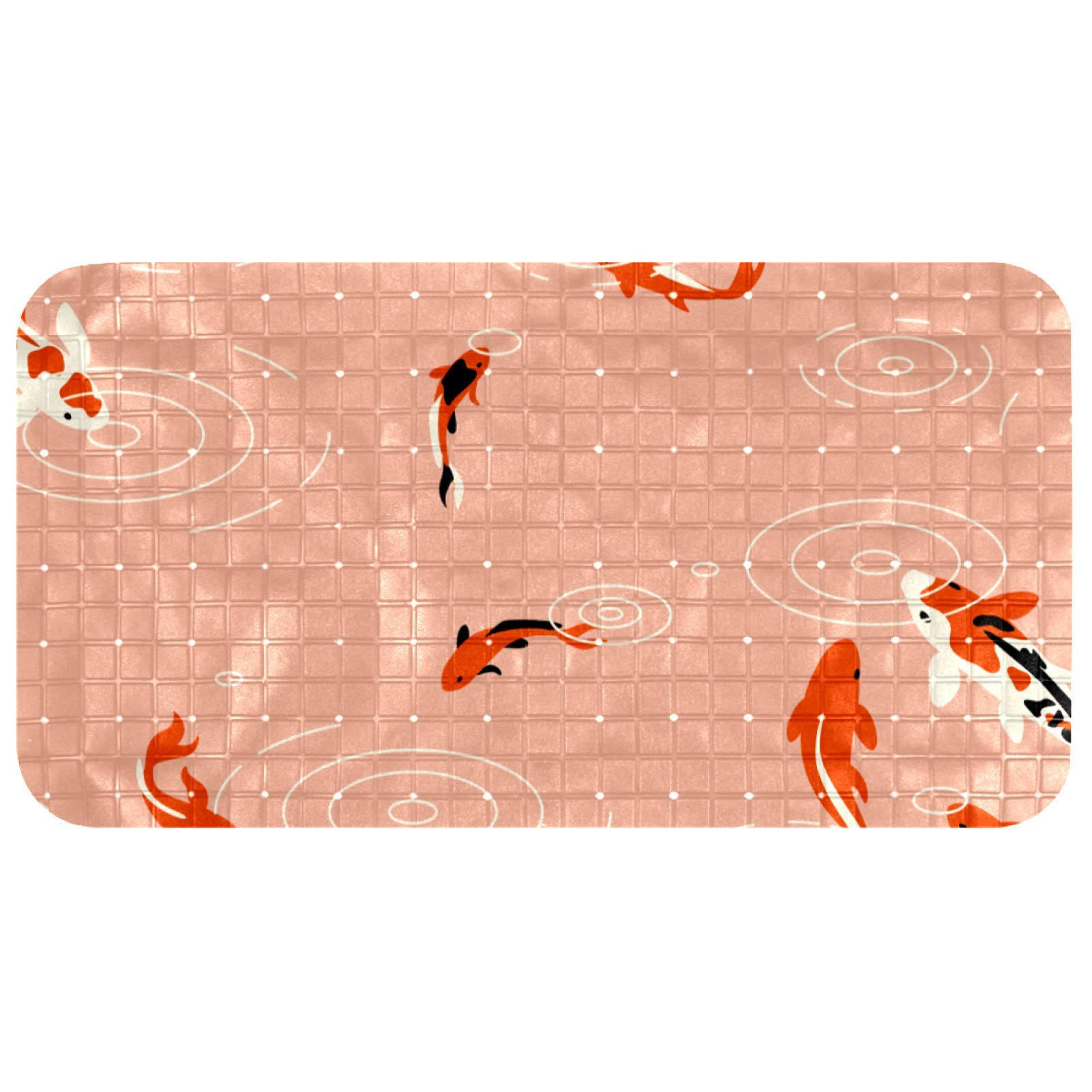 Tapis de bain carpes koï pour une ambiance spa zen à la maison