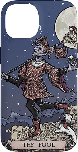 Miniatura 4 de iPhone 13 Pro The Fool Tarot Card Halloween Court Jester Spooky Gothic Case