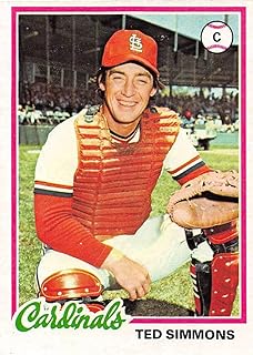 1978 Topps #380 Ted Simmons EX++ Excellent++ St. Louis Cardinals Baseball J2M