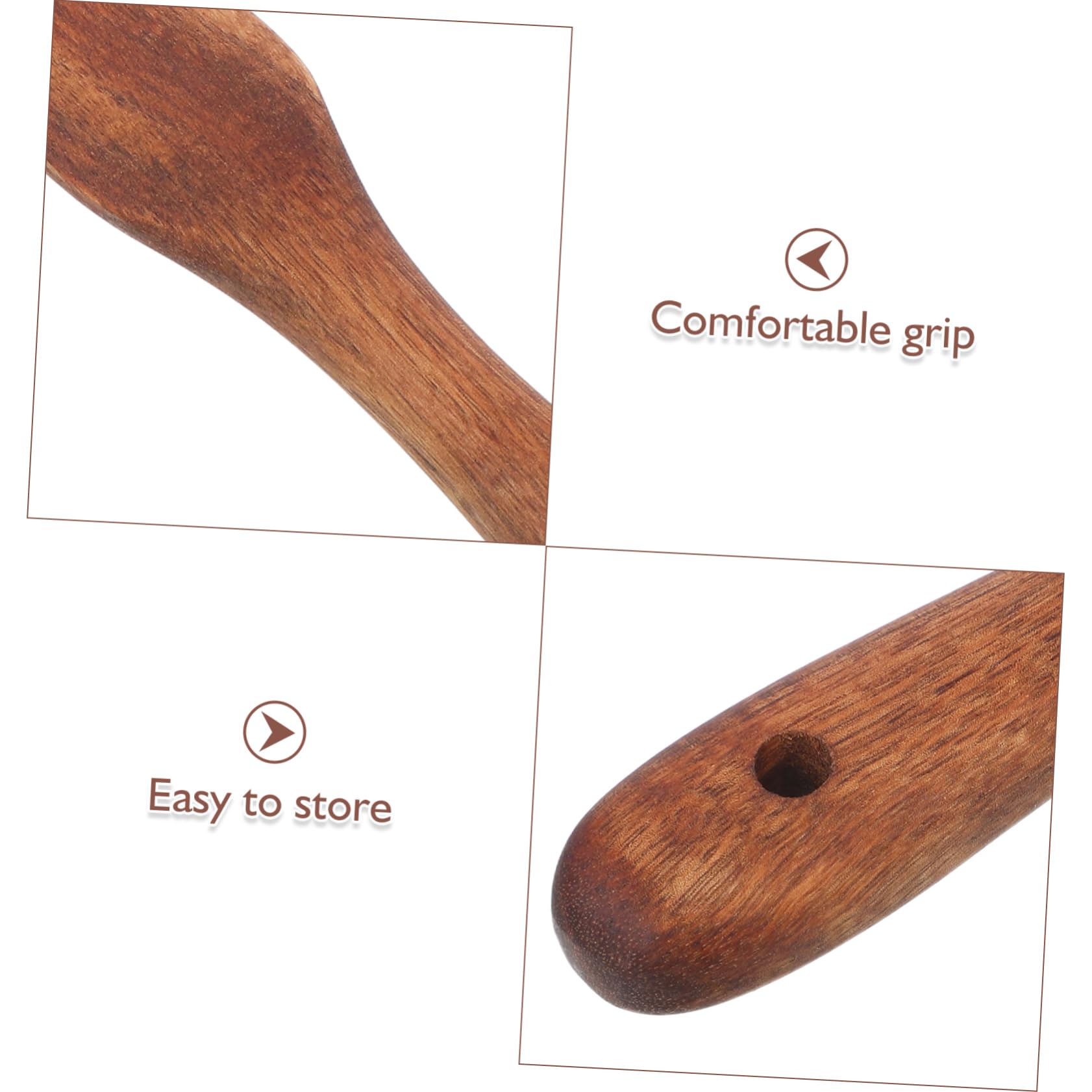 3piezas Varilla De Madera De Acacia Para Remover Masa Madre Herramienta De Cocina Para Hacer Pan Espátula De Madera Para Cocinar y Hornear Utensilio Para Masa