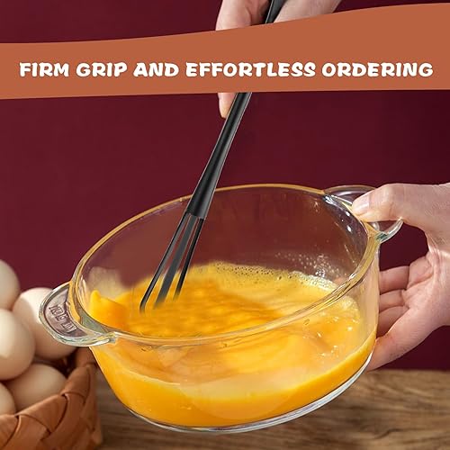 Miniatura 3 de Mini batidor multifuncional, 2 piezas, pequeño utensilio de batidor 2 en 1, mini cuchara de azúcar, globo de mezcla, juego de herramientas para