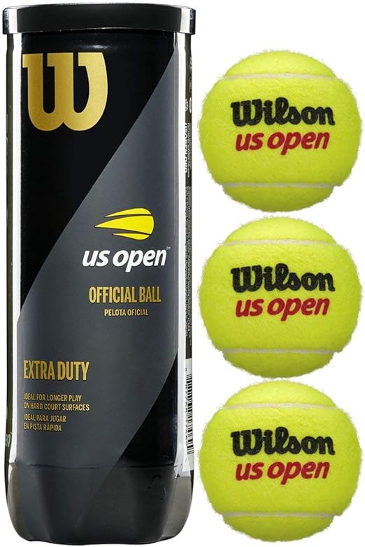 Wilson US Open Extra Duty AllCourt Tennis Balls 3 Ball