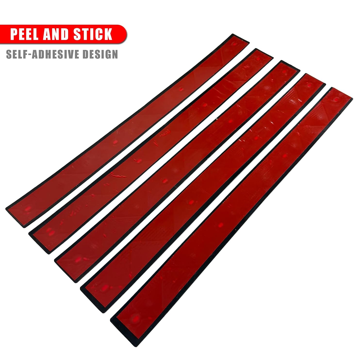 Non Slip Stair Treads for Outdoor Wooden Steps Decking & Slippery Ramp | Screw Down Anti Slip Strips,Self-adhesive Grip Strips 23.62" x 2" 5 pack