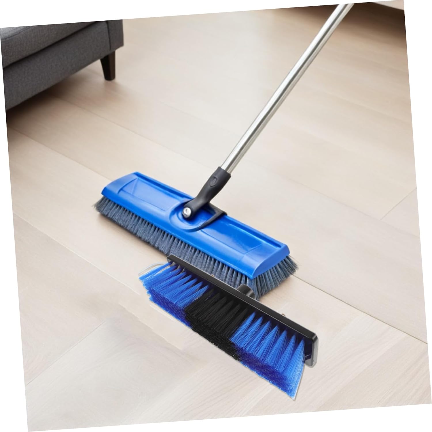 Solar Panel Brush Head Replacement Tool for Glass, Blue