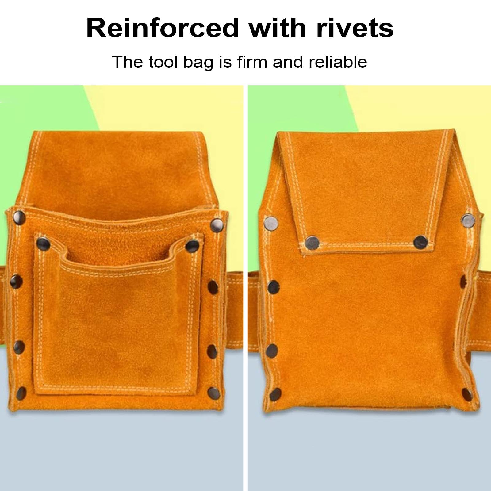 WIKA FlexBag: Borsa Bushcraft In Tela, Con Borsa Rimovibile E Lavabile, Marrone, In Tessuto Di Cotone Non Cerato, Supporto In Vera Pelle, Borsa A Fungo Traspirante, Marsupio - Foto 3