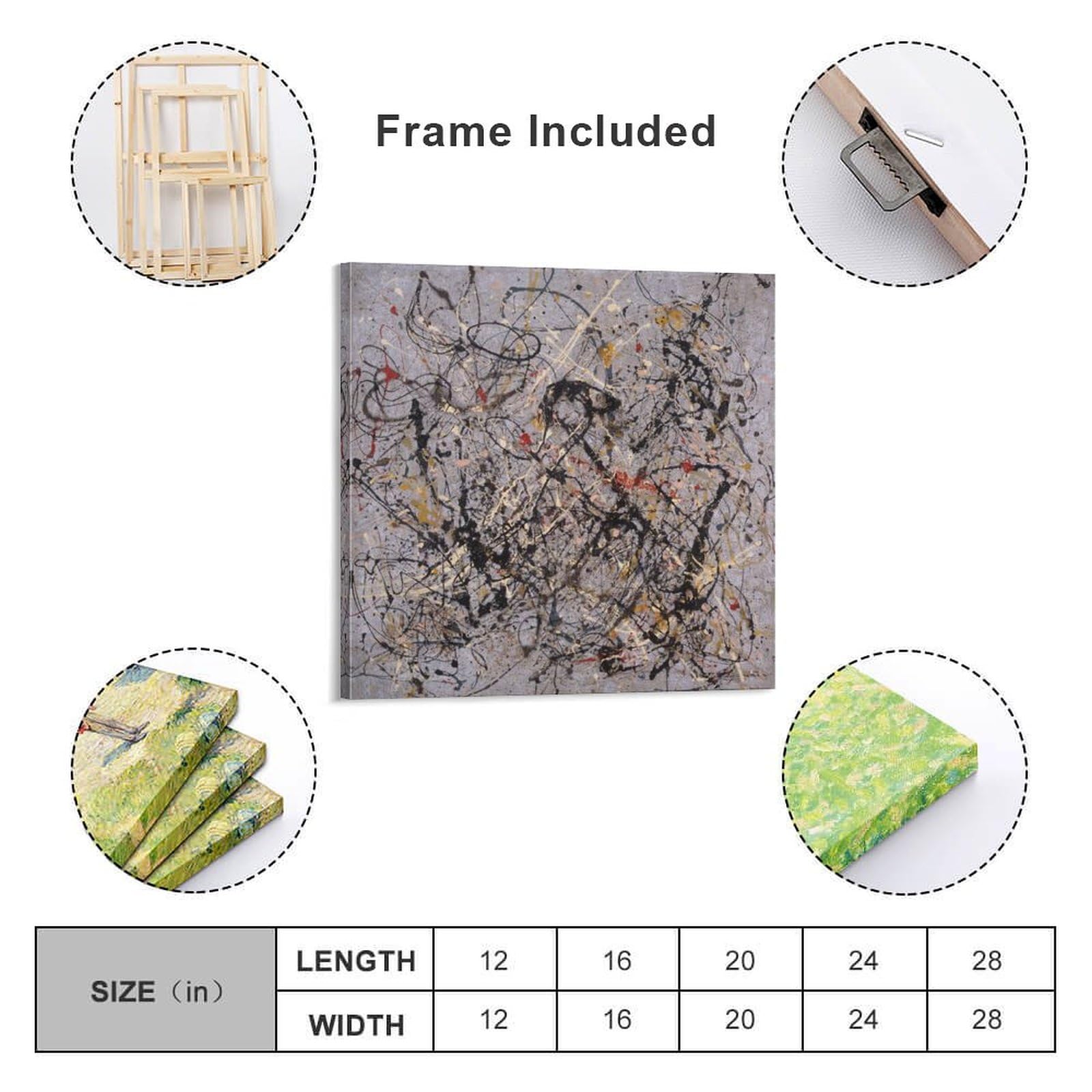 Amazon.co.jp: Jackson Pollock ジャクソンポロックナンバー18 絵画