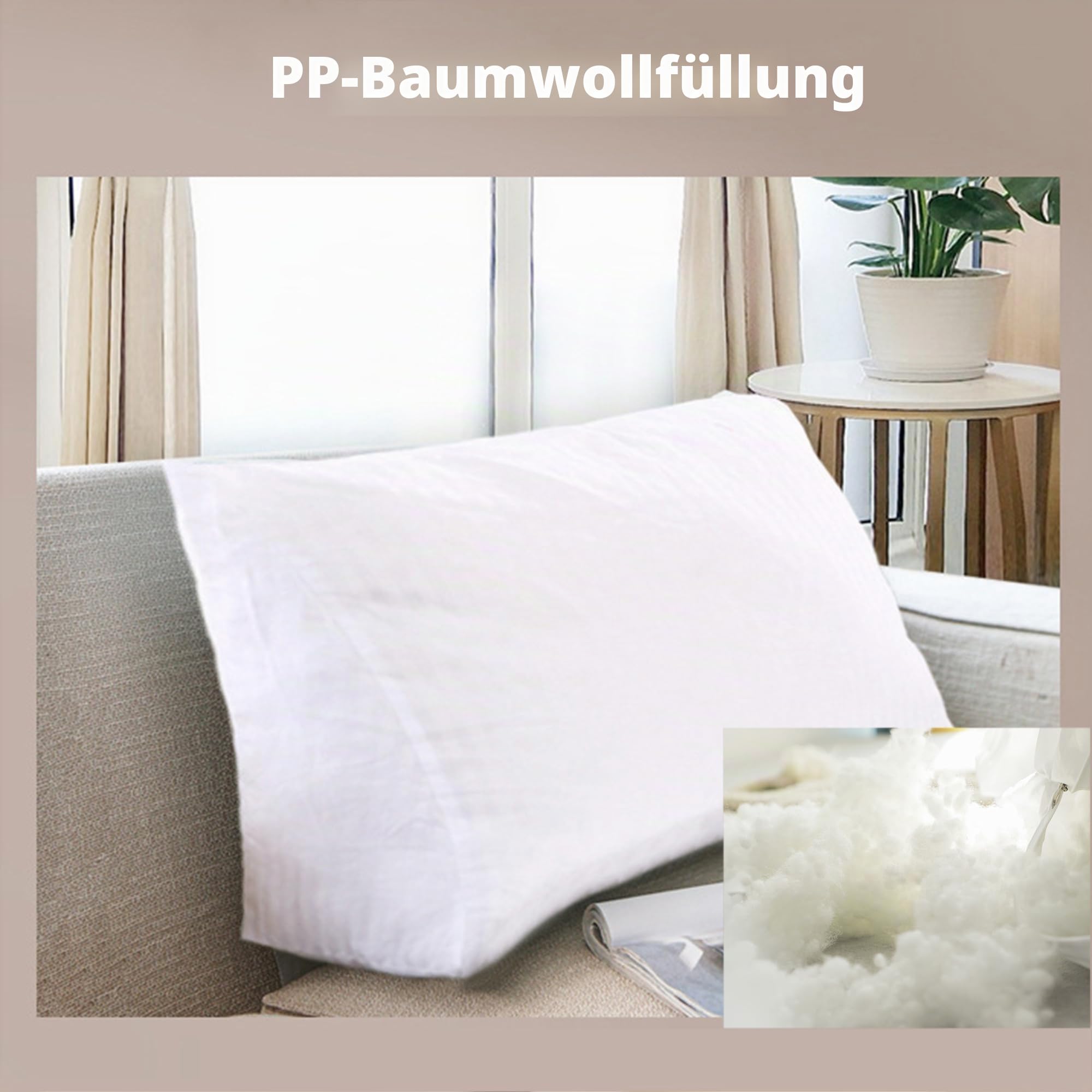 Großes Keil-Lesekissen, Kopfteilkissen, dreieckiges Rückenkissen, Lendenwirbel-/Rückenstützkissen mit abnehmbarem Bezug für Tagesbett, Sofa, Tatami Home, 90 x 35 x 20 cm, Grau