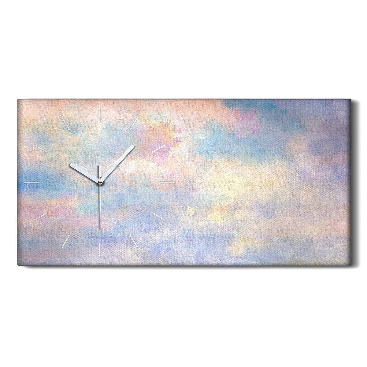 Horloge sur Toile sans tic-tac Météo Sky Décoration Murale pour Chambre