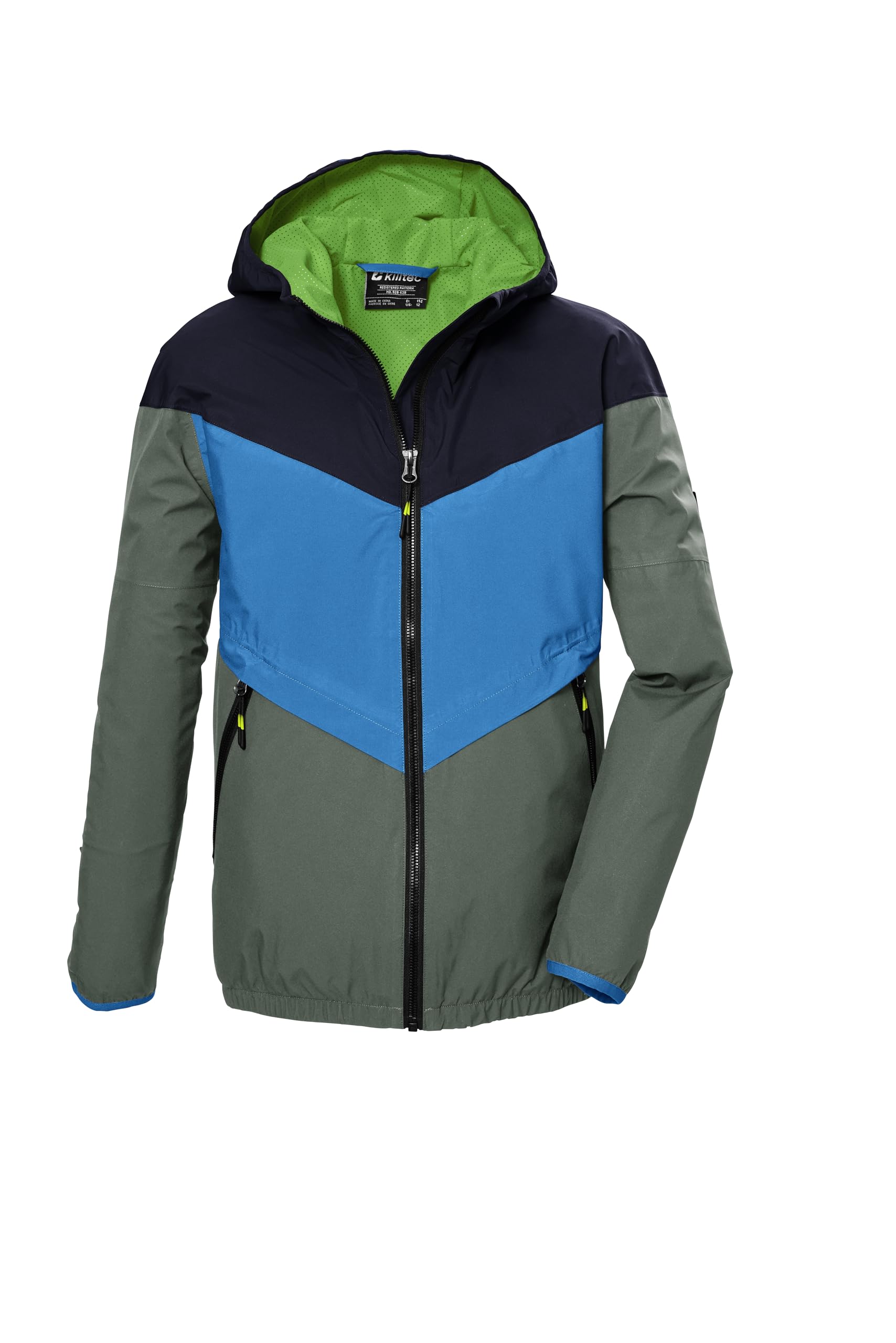 Killtec Jungen Kos 93 Bys Jckt Funktionsjacke/Regenjacke mit Kapuze