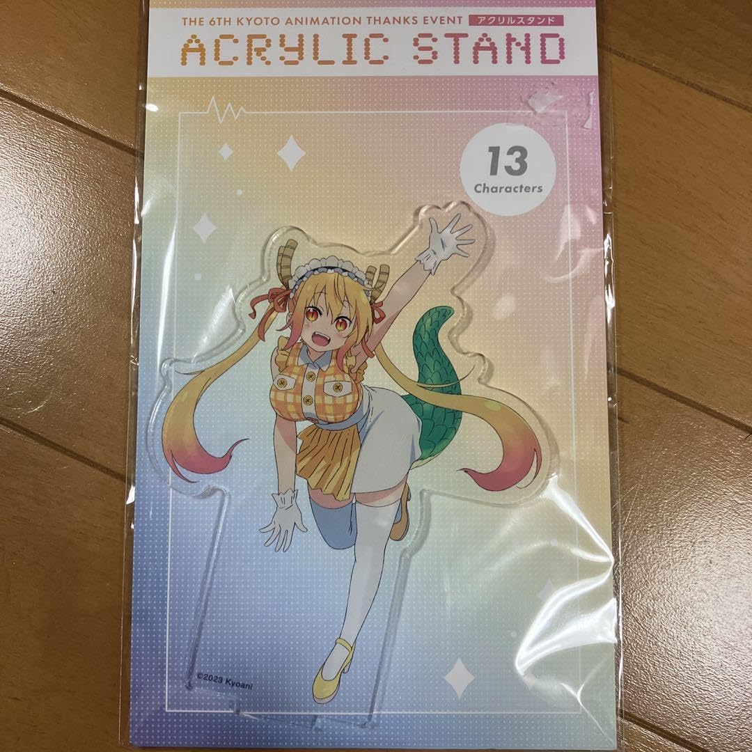 小林さんちのメイドラゴン　京アニ限定アクリルスタンド　トール グッズ-スタンドポップ】小林さんちのメイドラゴン アクリル