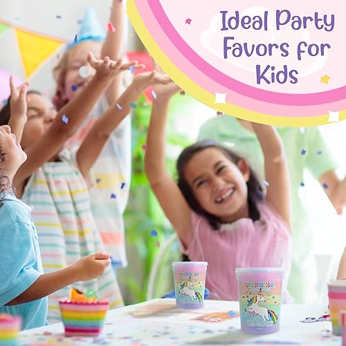 Miniatura 4 de Unicornucopia Algodón de azúcar  Paquete de 2  6 sabores de azúcar de algodón arcoíris  Unicornio fiesta de cumpleaños favores dulces para bolsas de