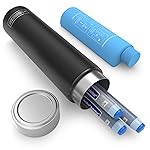 DISONCARE Odyssey 60H 3 Insulin Pens Cooler Travel Case Medication Cooler for Travel TSA Approved Diabetic Insulina Medicine Travel Cooler Bag Ice Pack with Medical Tag(Midnight Black