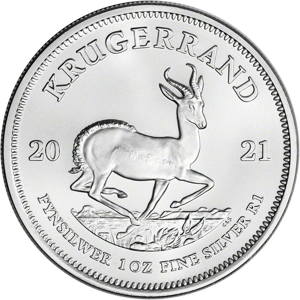 2021 ZA Krugerrand South African Krugerrand 1 Rand Brilliant Uncirculated MS