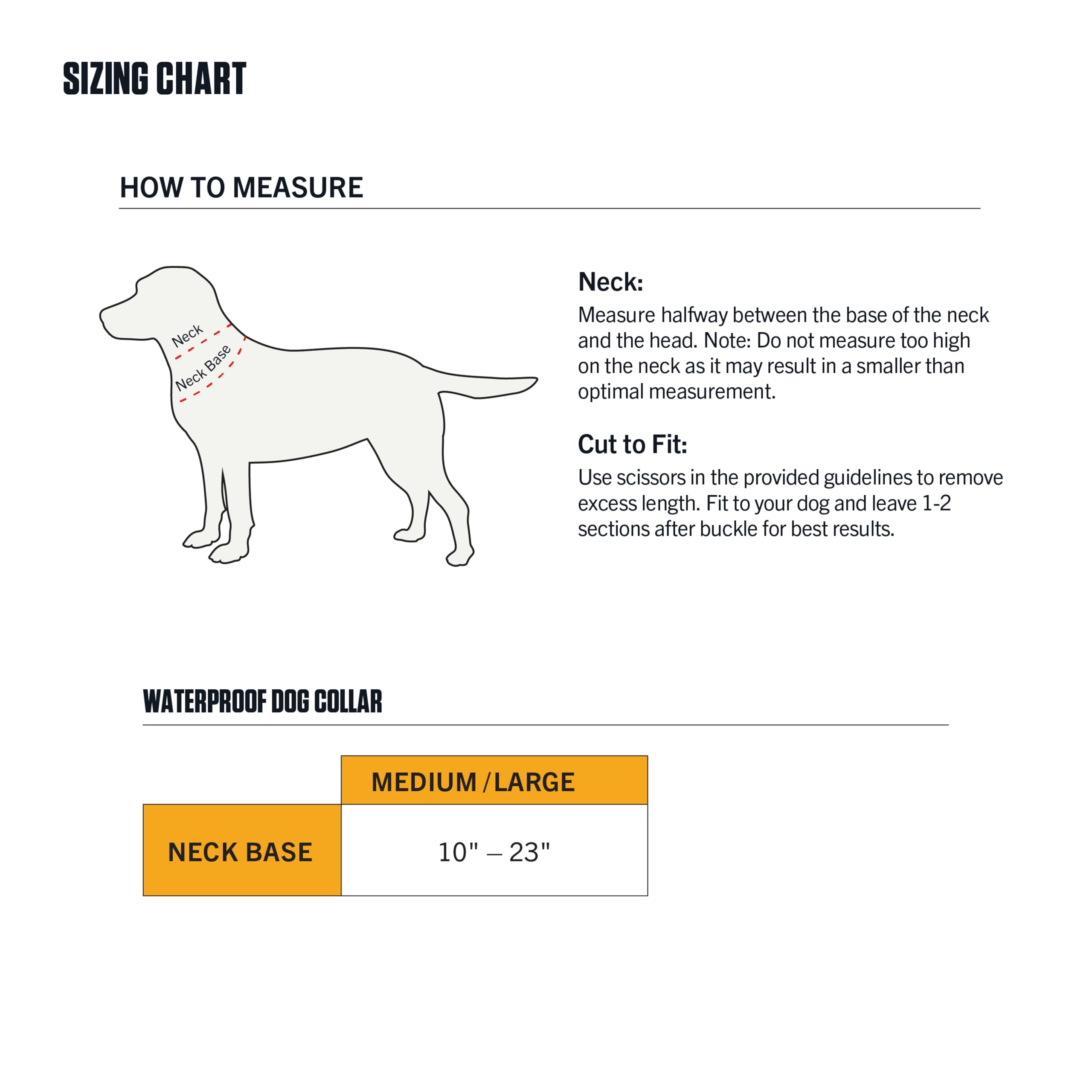 Carhartt Collar de Perro Impermeable Totalmente Ajustable, Color Naranja Cazador, Talla única | Totalmente ajustable