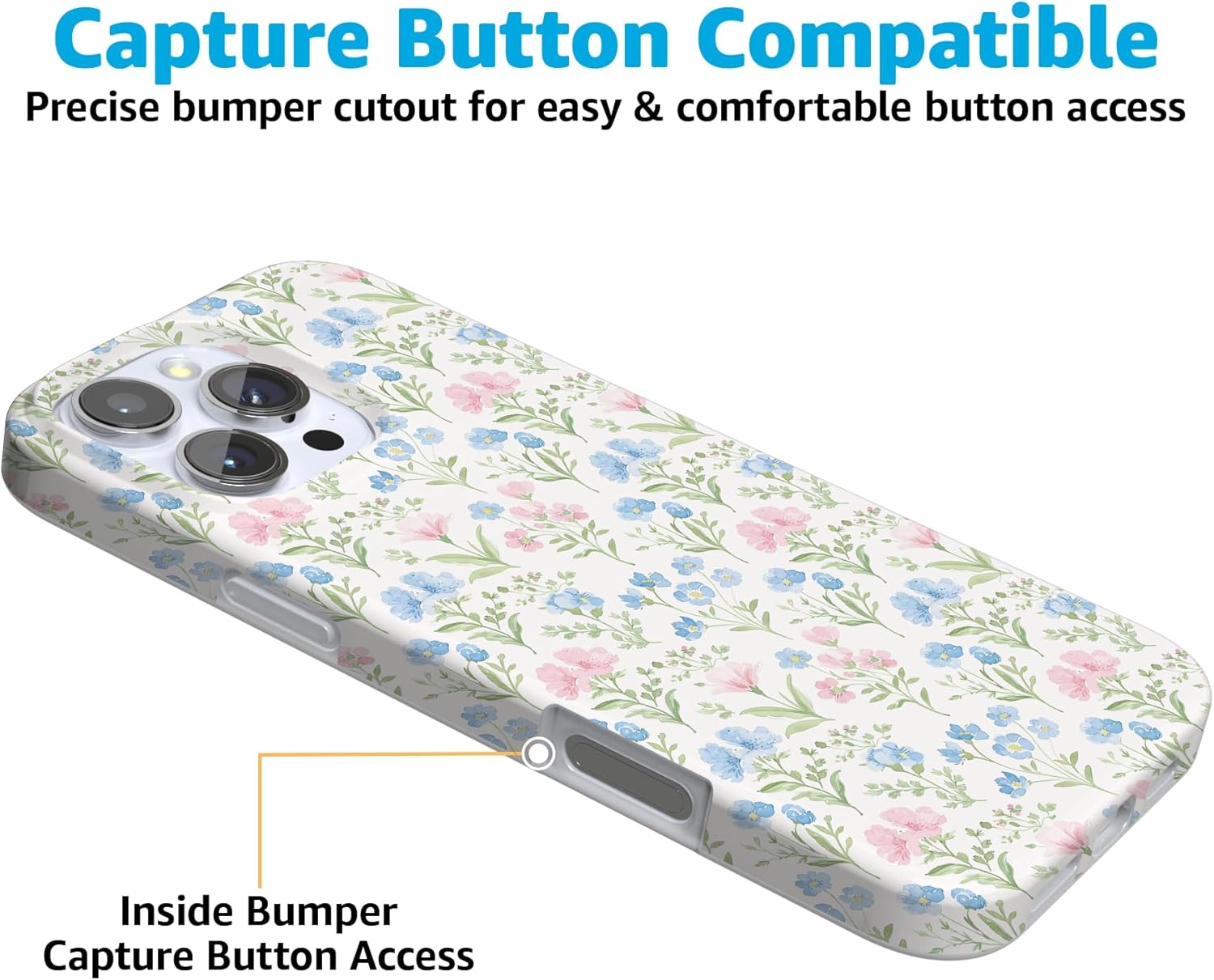 Casely iPhone 16 Pro Max Case | Pastel Garden | Sunday Best | Compatible with MagSafe | Classic Ultra Slim Design