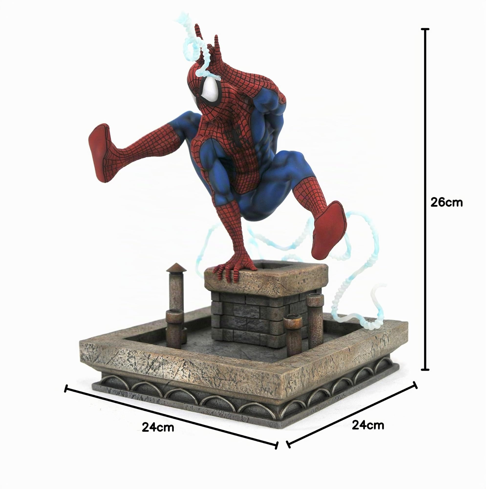 Spider-Man, Colore Figure | Marvel Gallery - Statuetta Spider-Man degli anni '90, 20 cm