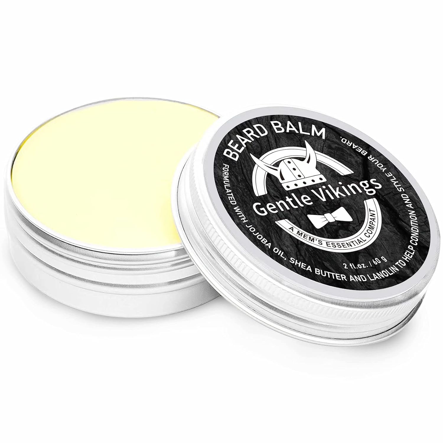 Amazon.com : Gentle Vikings Beard Balm for Men Leave-in Conditioner ...
