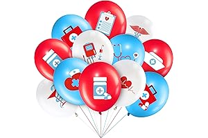 50 Pcs Happy Doctor's Day Balloons