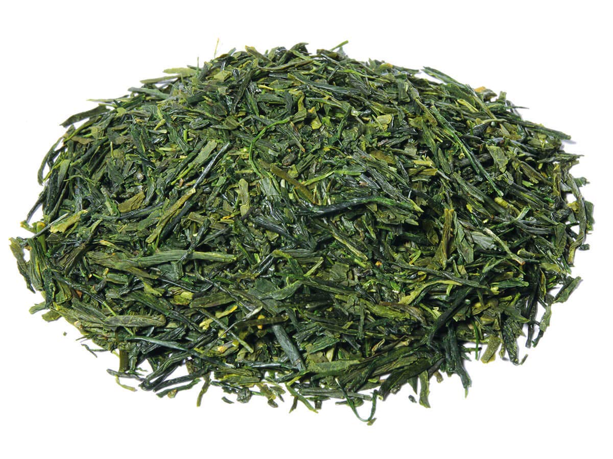 Japanischer Grüner Tee Sencha Konomi, BIO, Super-Premium. 100g, lose, nicht aromatisiert. Kleiner Tee-Garten Präfektur Shizuoka. Dunkel-Grüne, feine Blätter, intensives Aroma.