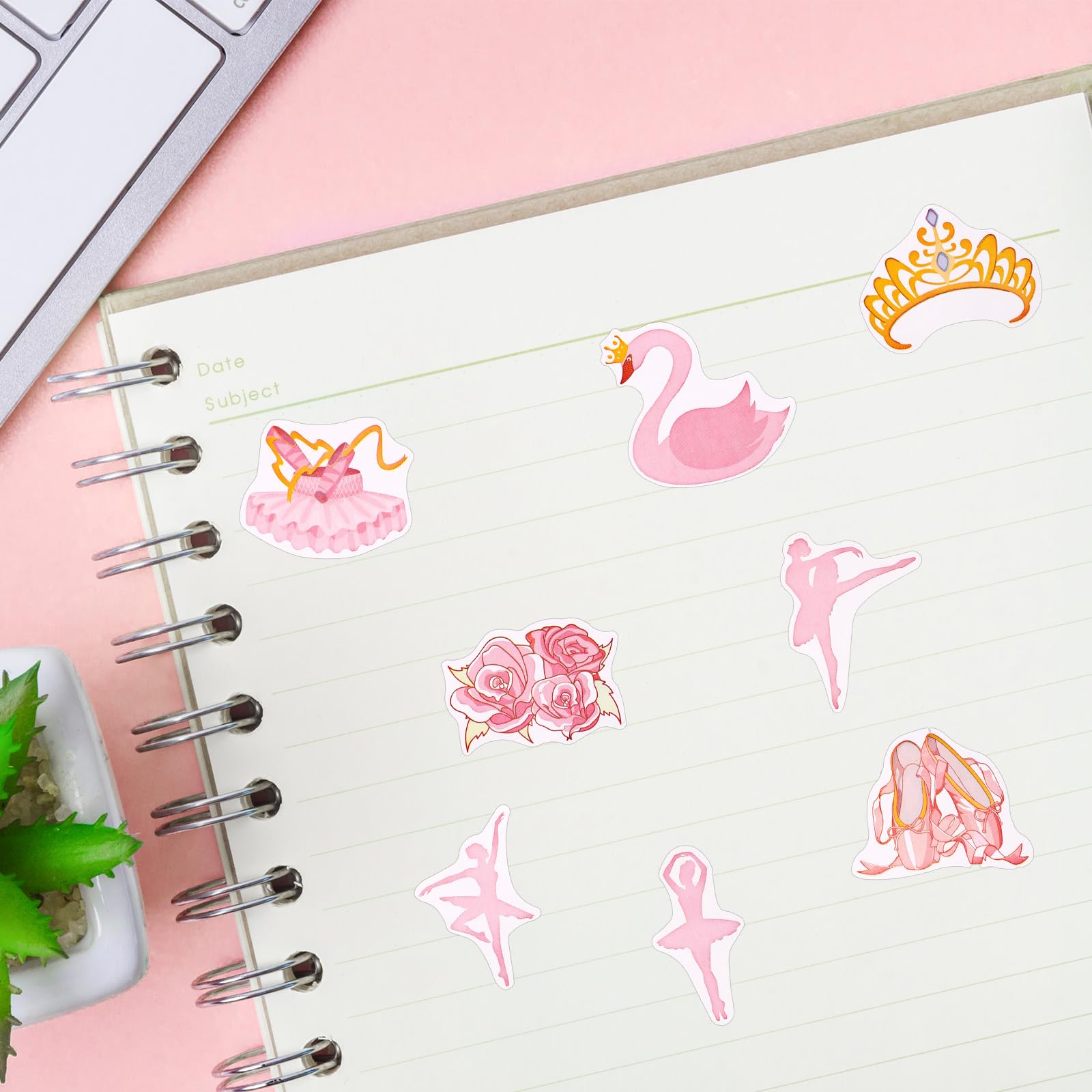 2 Rolls Ballet Dance Stickers - Image 3
