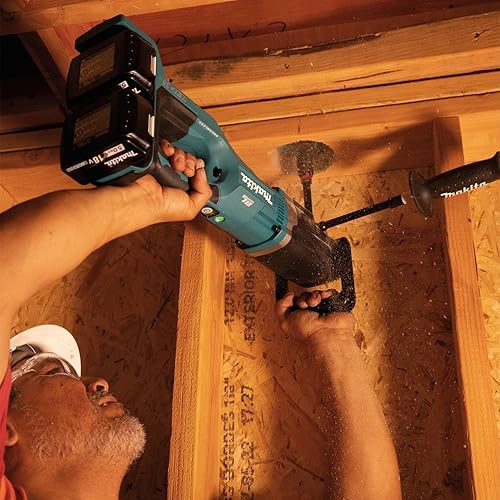 Miniatura 17 de Makita XAD04Z 36V (18V X2) LXT Taladro de ángulo recto hexagonal sin escobillas de 7/16 pulgadas, solo herramienta