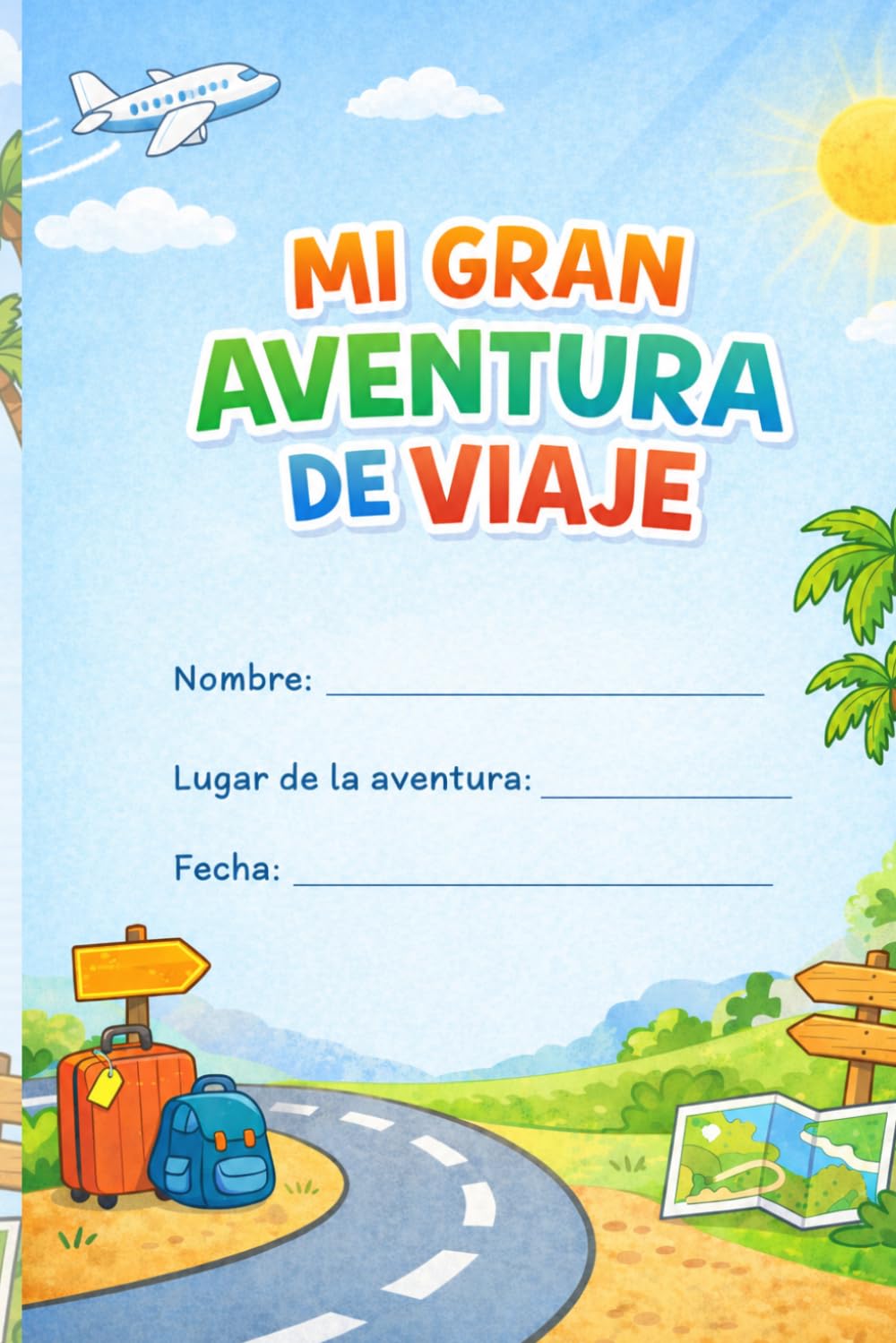 Mi cuaderno de aventura y viaje: Cuaderno de viaje para niños de 6 a 10 años – Actividades, juegos y recuerdos para vacaciones, coche y avión