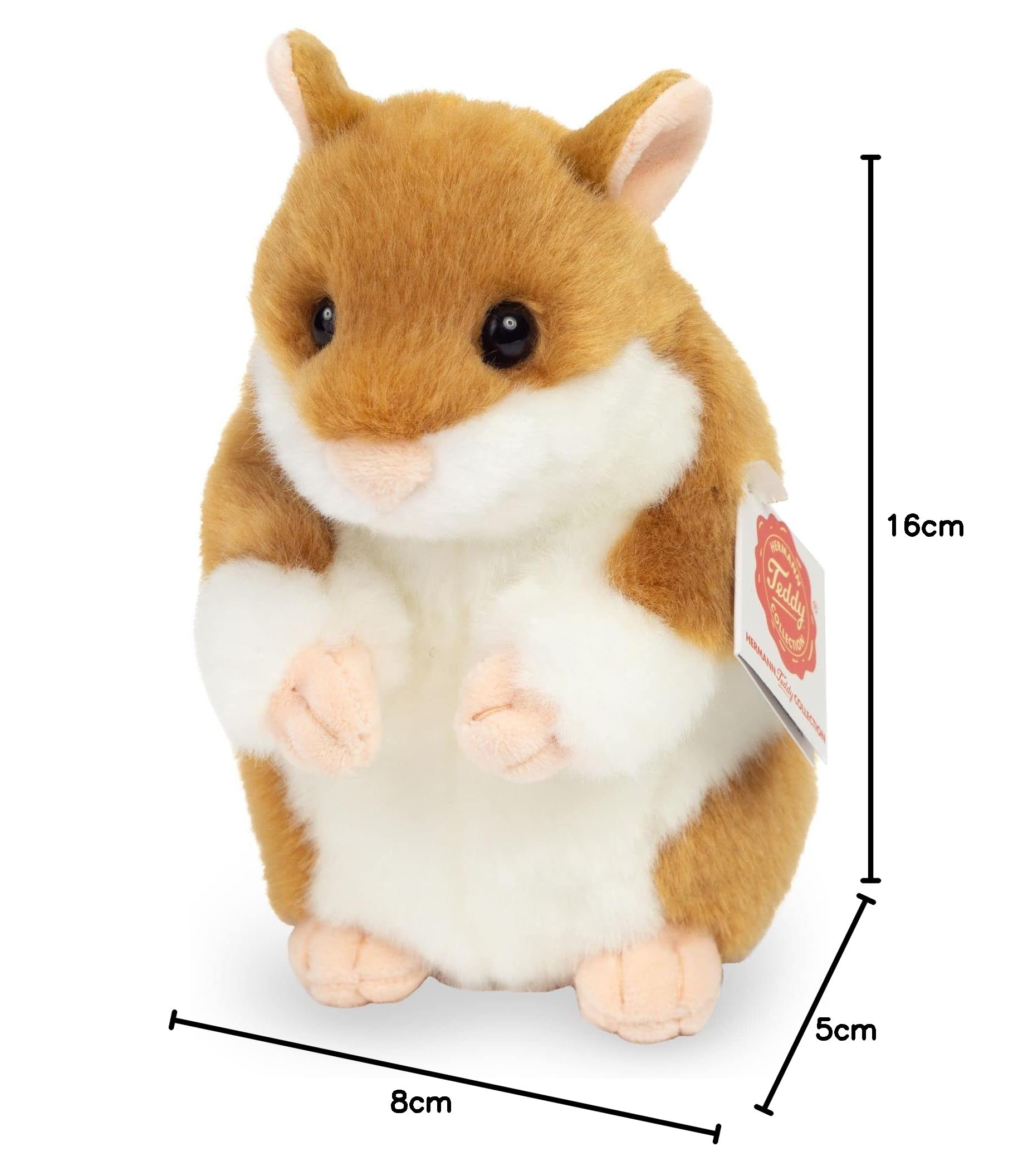 Amazon.co.jp: Teddy Hermann 92658 Hamster 16 cm Cuddly Toy : ゲーム