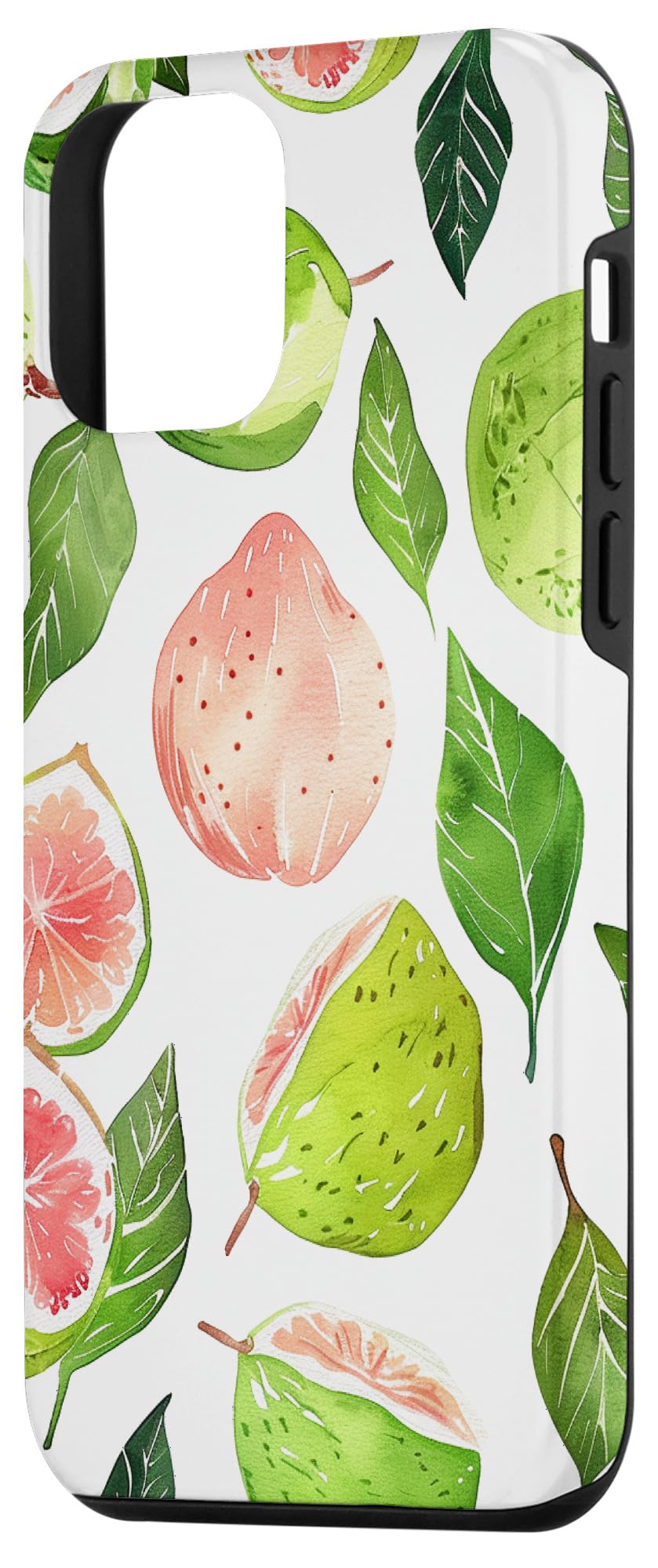 iPhone 12 mini Minimalist Guava Pattern Art Case - Image 2